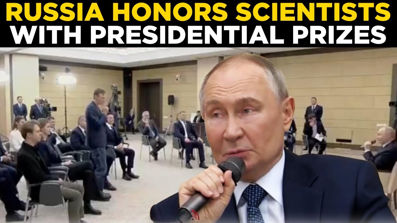 PUTIN HONORS SCIENTISTS LIVE | Russian President Awards Top Young Innovators in Kremlin Ceremony