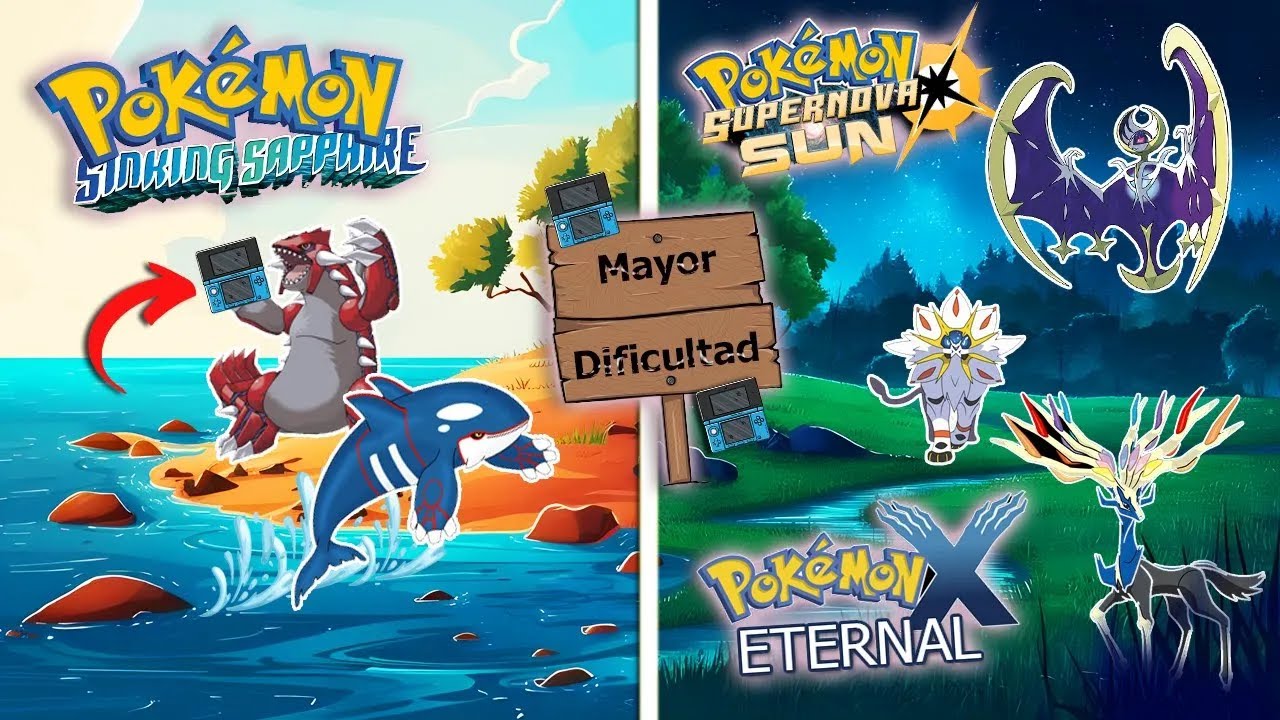 {3Ds} TOP 3 MEJORES HackRoms de POK&Eacute;MON con MAYOR DIFICULTAD 2024 para Nintendo 3DS   Ash Ketchup