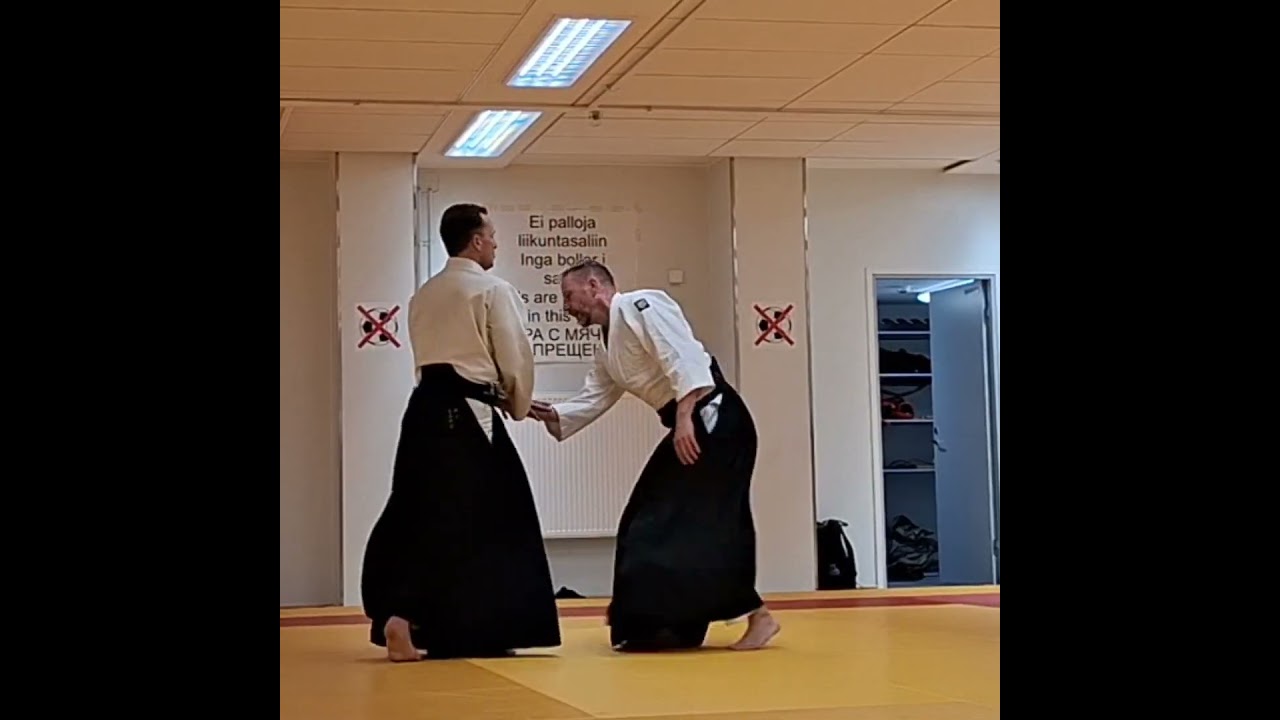 Saku Ohtonen 5.dan. Aikidoleiri Porvoossa 2025, osa 1.