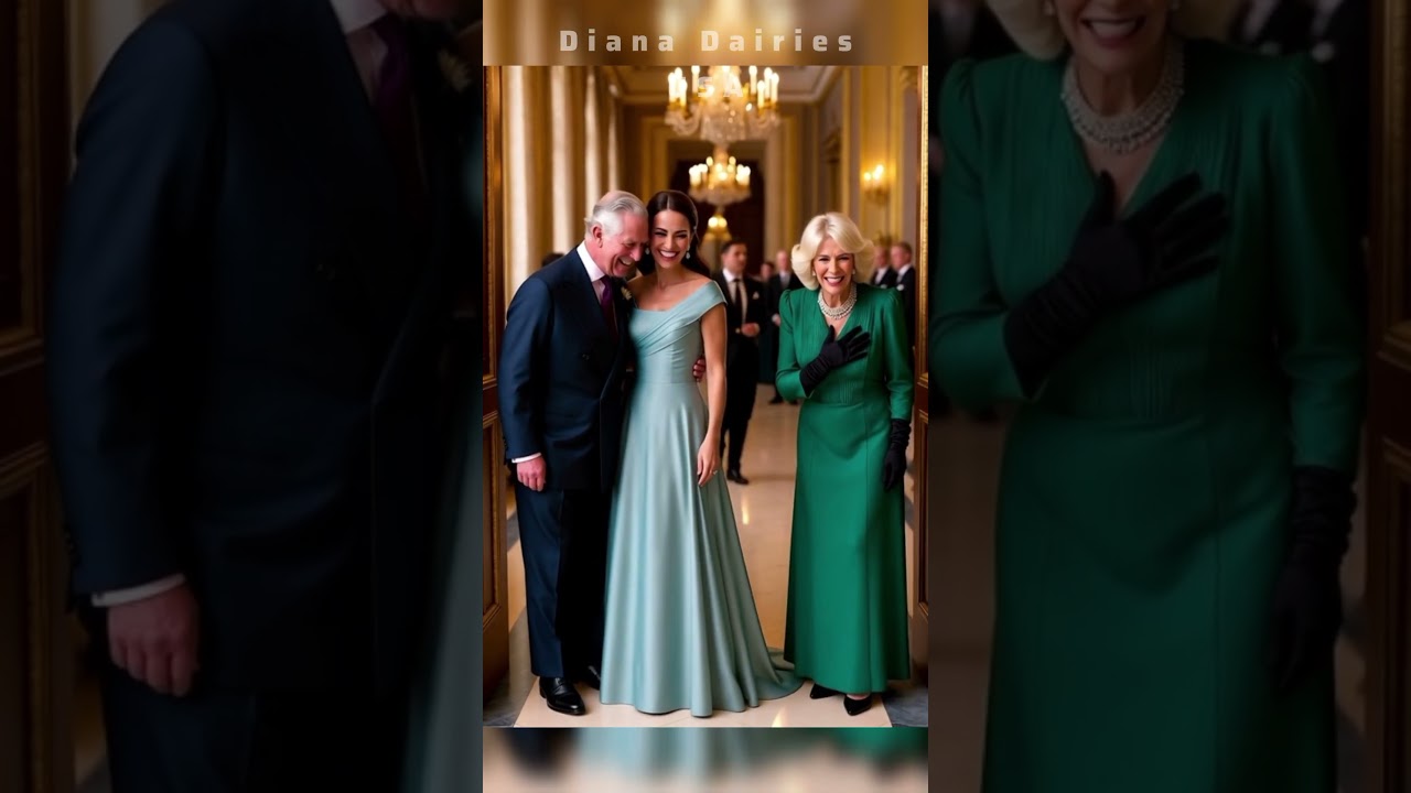 Camilla Walks Out After Catching King Charles Laughing with Princess Catherine 💔 #RoyalDrama
