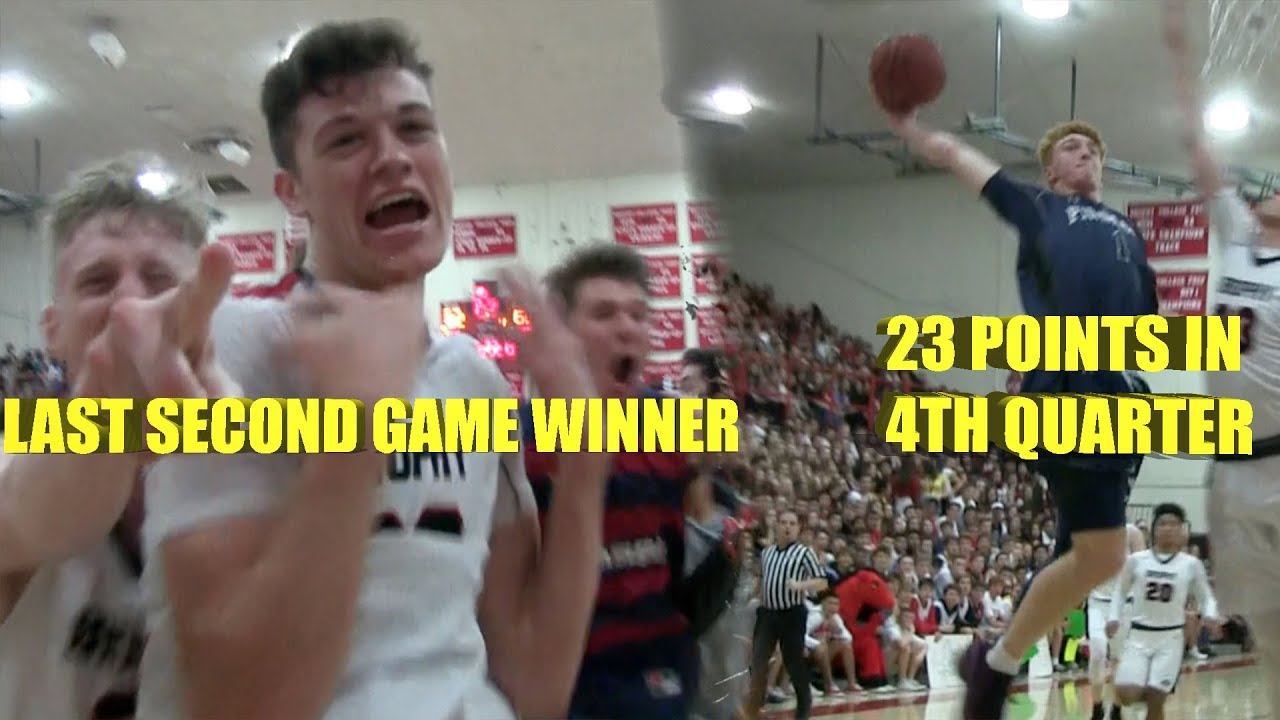 INSANE GAME: Jaxson Baker Hits LAST SECOND Game Winner | Nico Mannion w/ 34, 23 in 4th Quarter