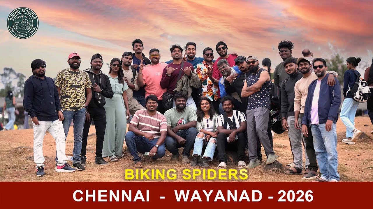 Chennai to Wayanad Group Ride | Epic Bike Journey Through Forest Roads  @Bikingspiders