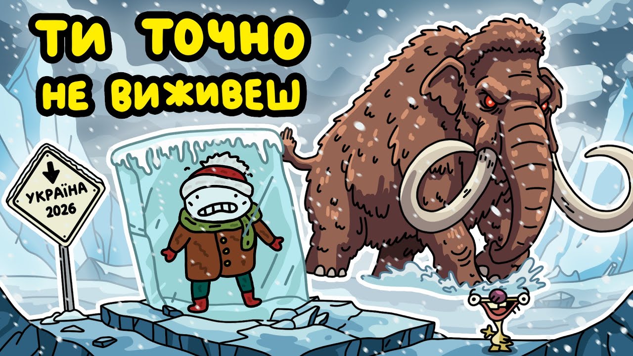 Чи Вижили Б Ви У Льодовиковому Періоді?❄️