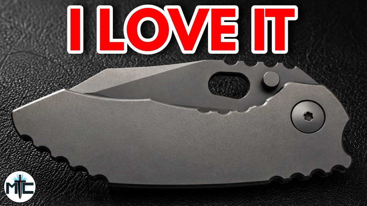 I ABSOLUTELY LOVE THIS KNIFE! - Dalibor Bergam Production Draco Folding Knife - Overview and Review 