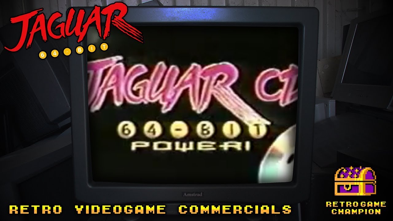 Atari Jaguar: Atari Jaguar CD (Retro Video Game Commercial)
