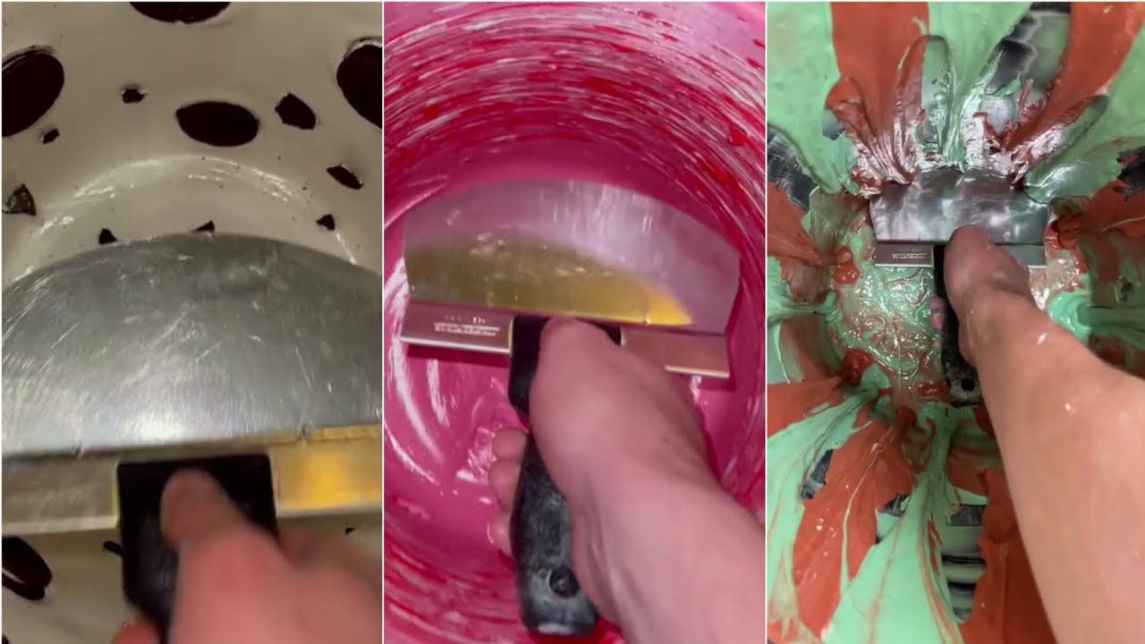 Satisfying bucket cleaning compilation