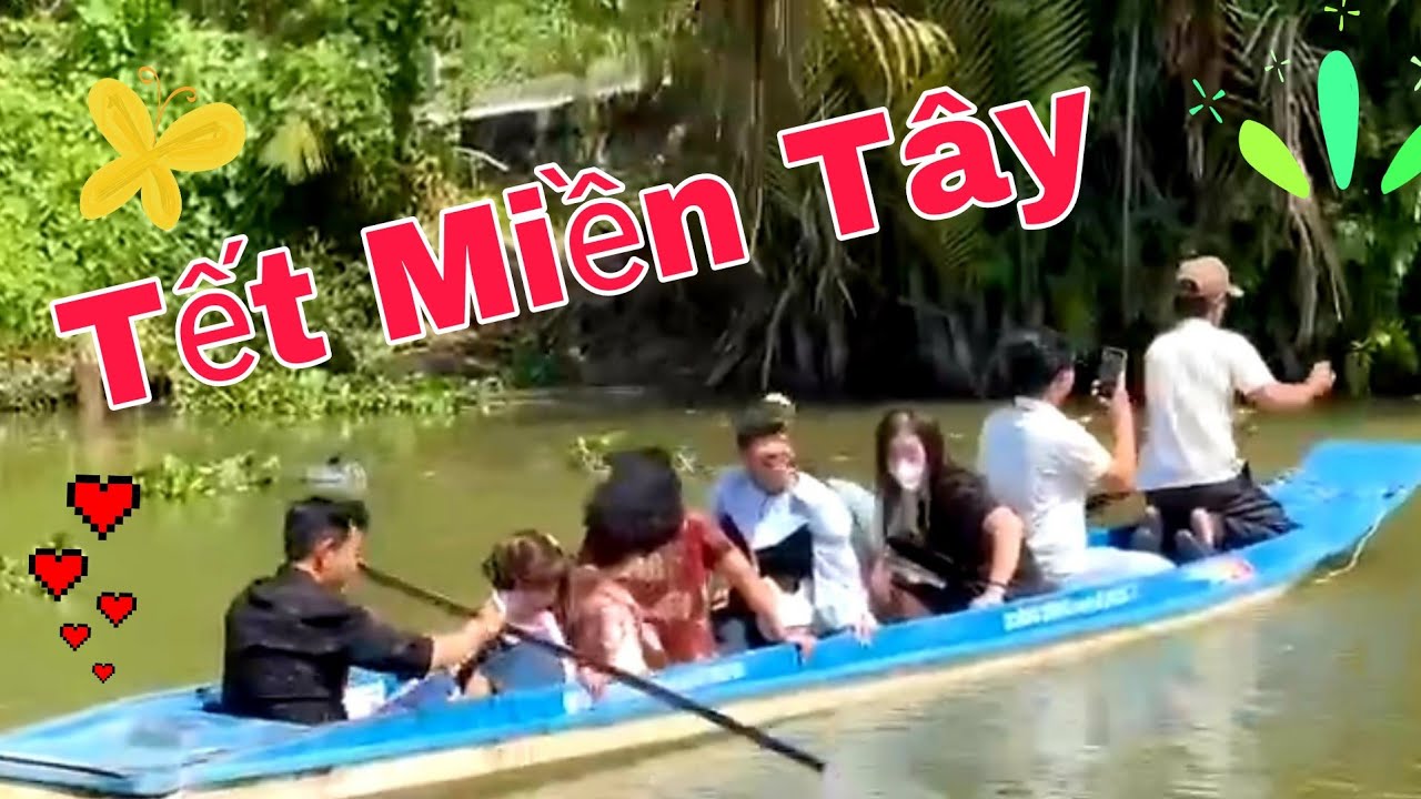 Tết Miền Tây / Lần Đầu Ăn Tết Cần Thơ Đi Xuồng Và Cái Kết #LinhNguyễnVlog