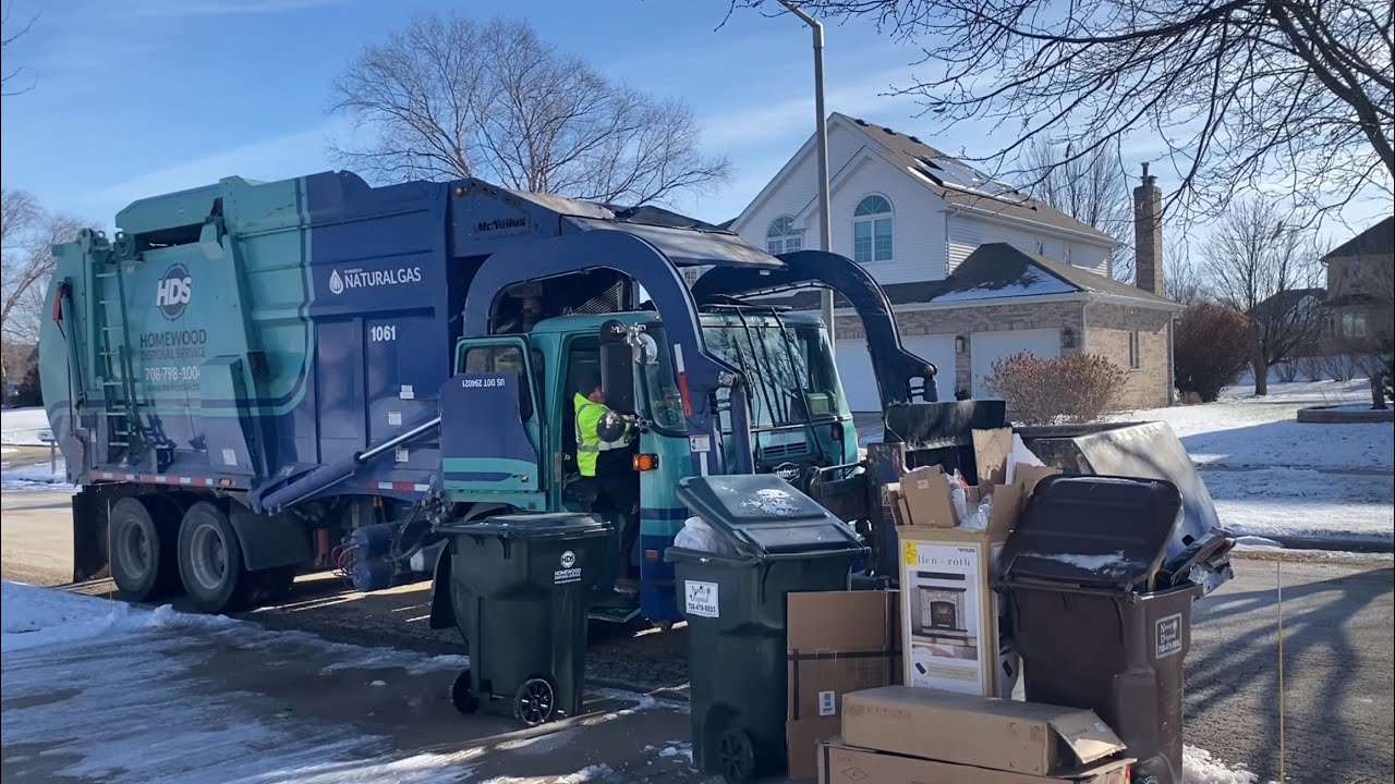 Homewood Disposal 1061 on Post Christmas Trash on 1/2/26