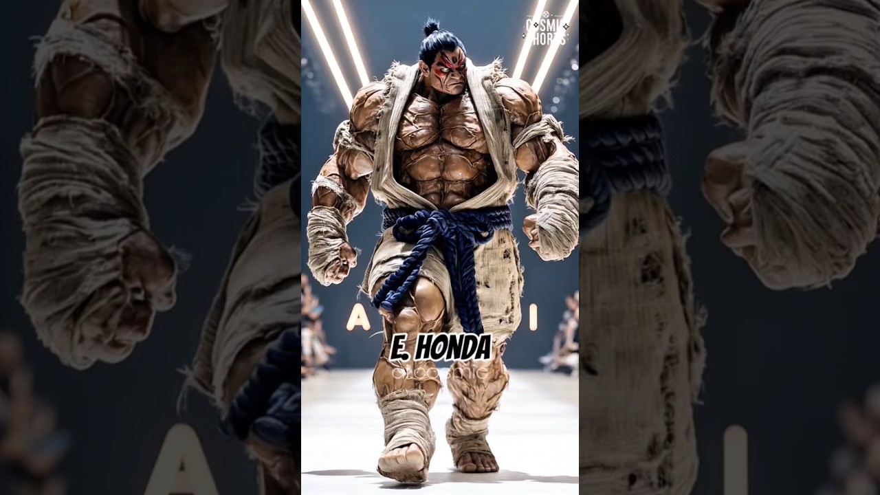 Street Fighter Legends Reimagined in Real Life with AI Cosmic Style! #90sgames #streetfighter
