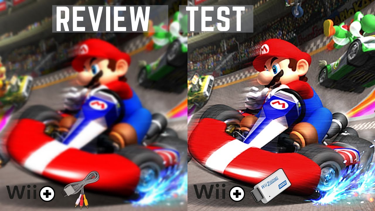 Wii2HDMI TEST & REVIEW HD 1080P