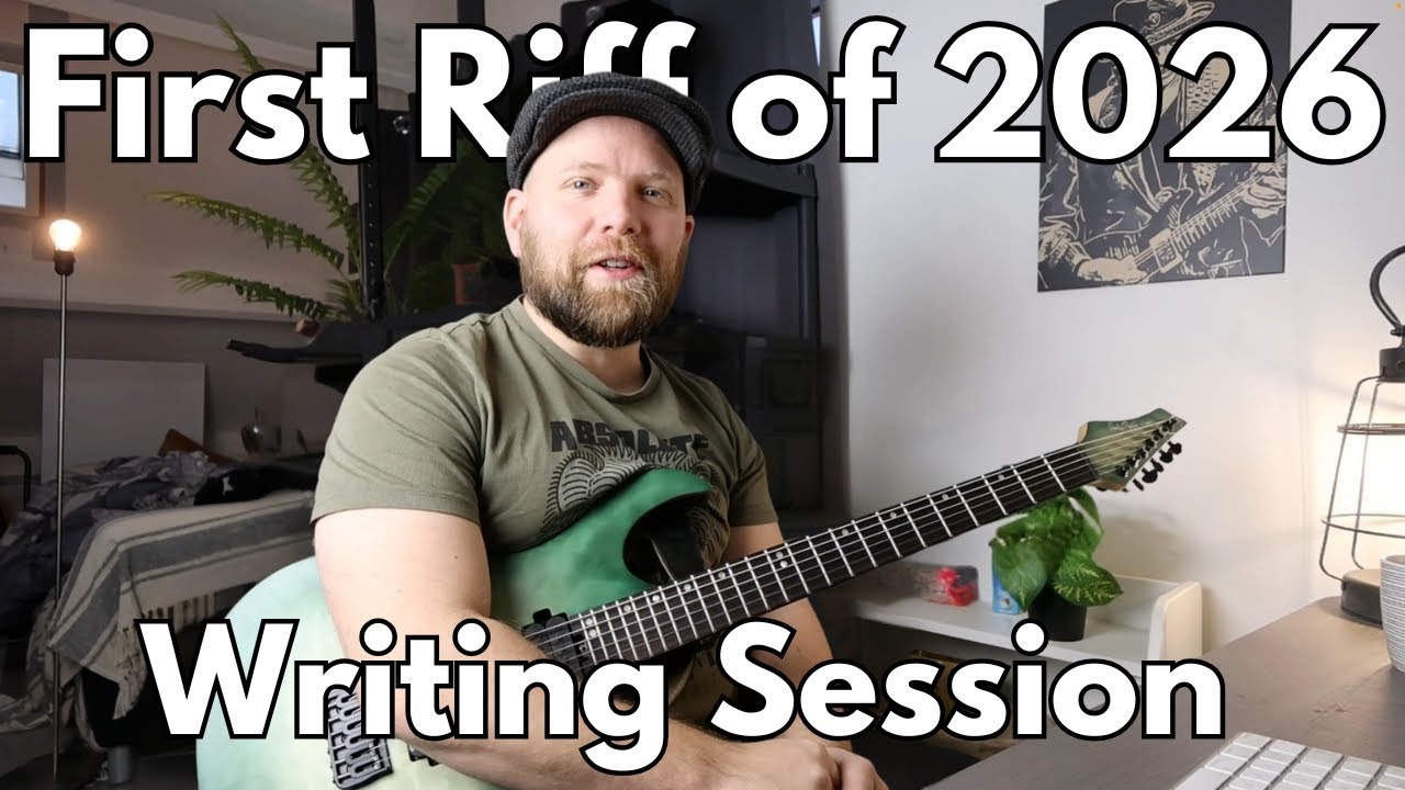 First Riffs Of 2026. Writing A Song For The New Album.