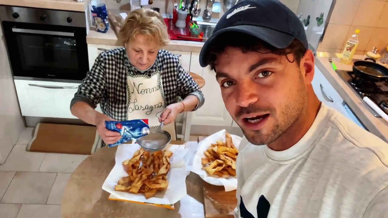 Ho cucinato i cenci con la mi nonna !