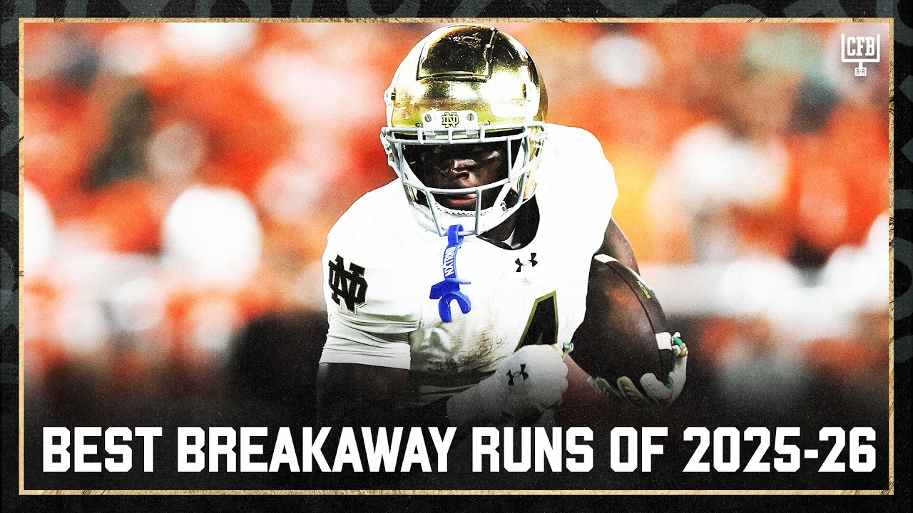Runs That Broke Loose In 2025-26 CFB Season 💥 | Top College Plays | Highlights