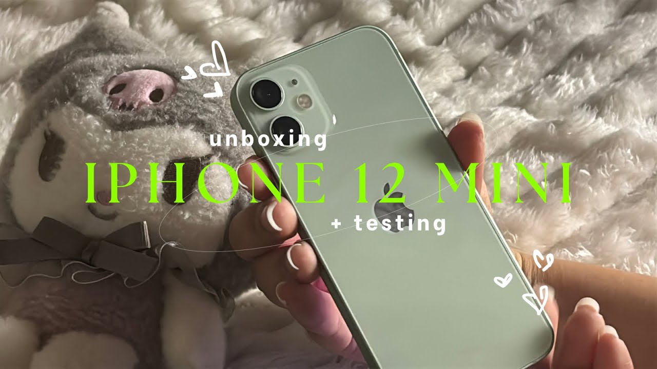iphone 12 mini from Plug Tech unboxing + testing 🌱🪷
