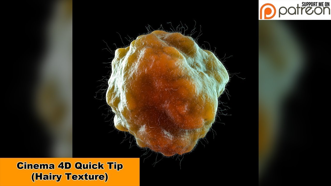 Hairy Texture Animation (Cinema 4D - Tutorial)
