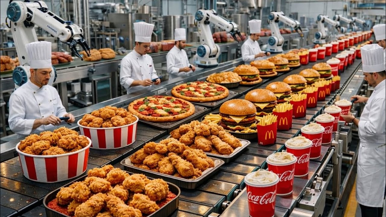 Inside the Factory | How KFC, McDonald's and Pizza Hut Style Foods Are Made