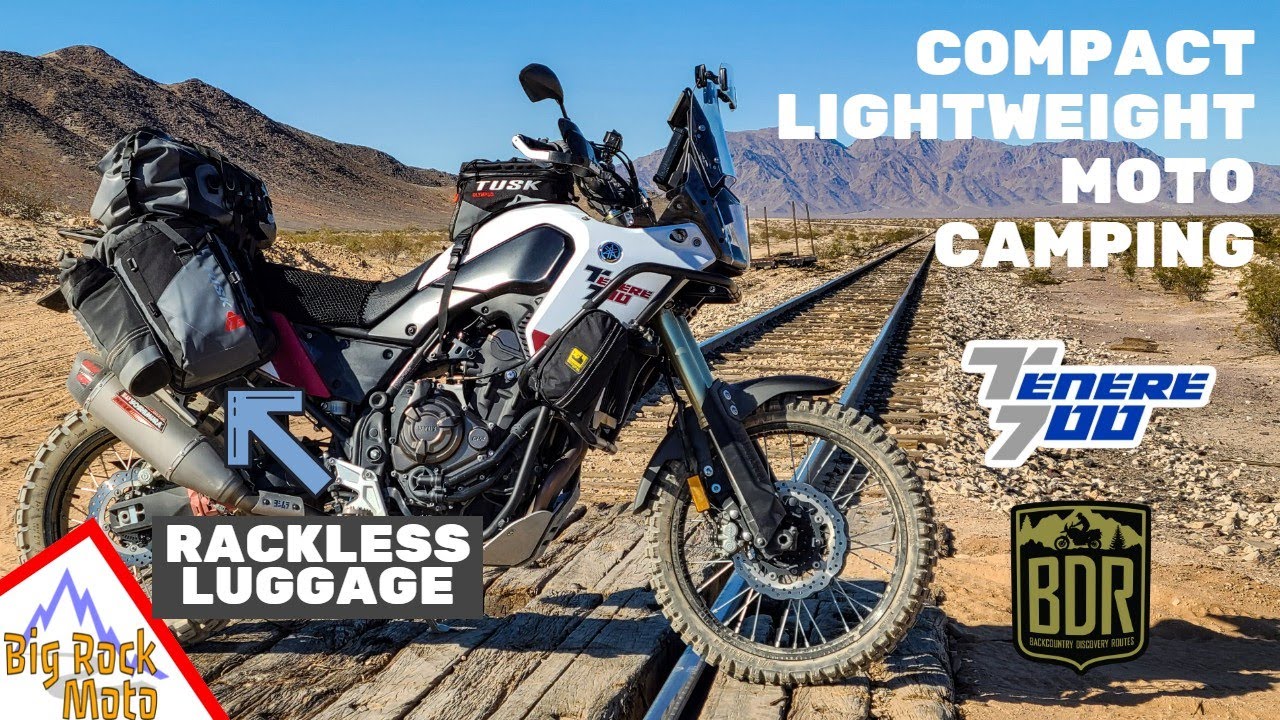 Lightweight Off-Road Motorcycle Camping Setup / Tenere 700