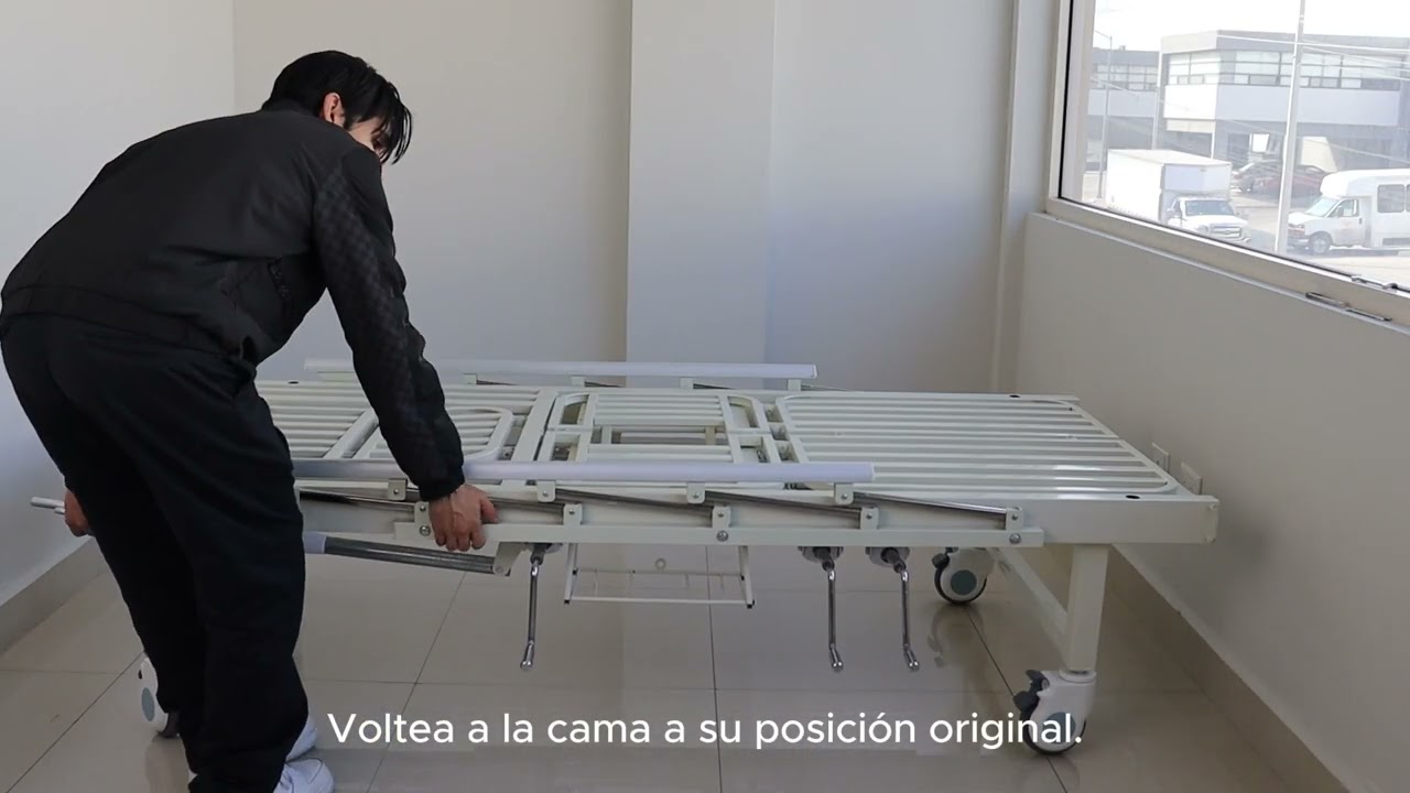 Instruccion de Ensamblado Gambimedic Cama Hospital Manual Multifunciones Con Baño y Funcion de Giro