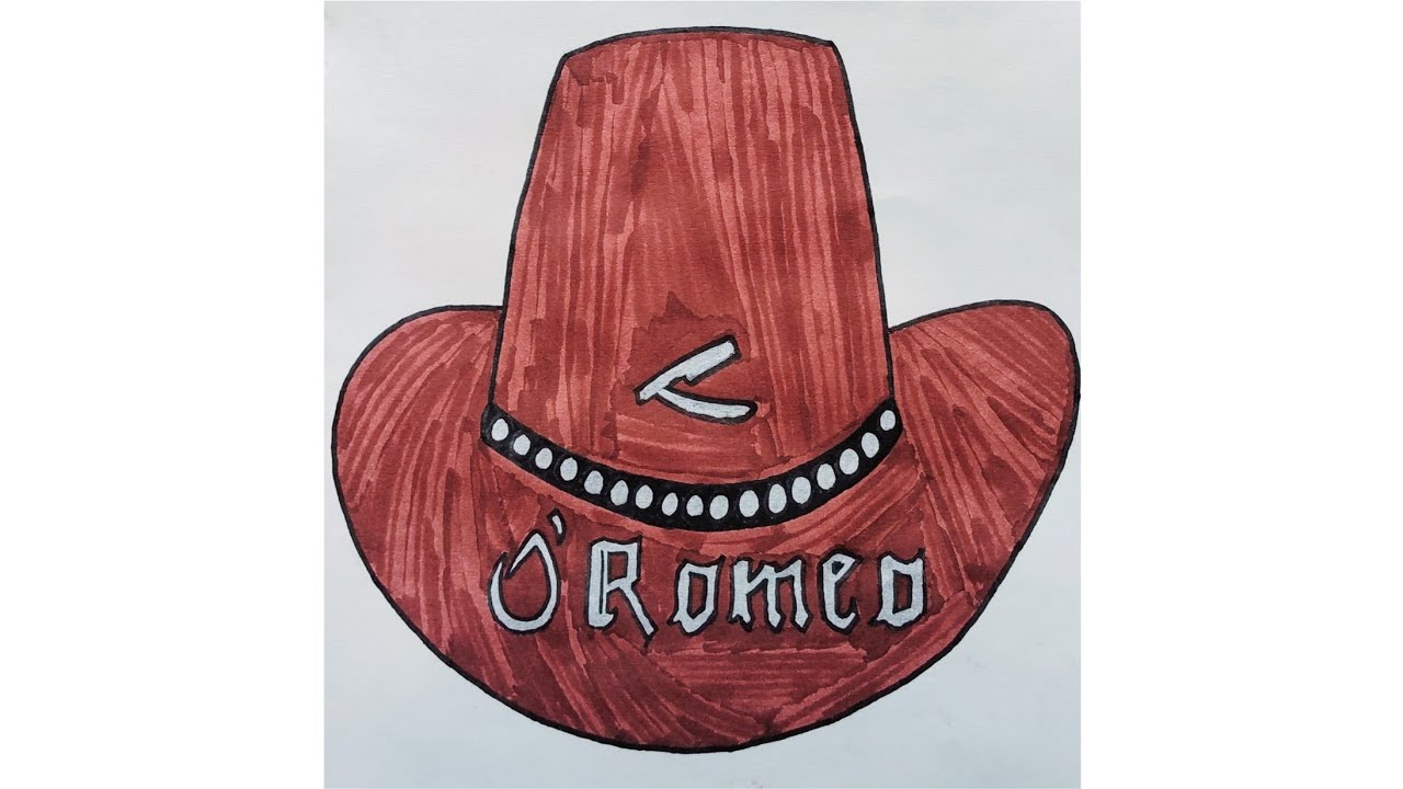 Easy Drawing of a Hat || Learn How to Draw a Hat from O' Romeo Movie || Kids Drawing ||