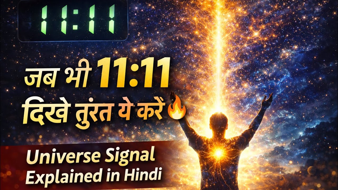 1111 नंबर ब्रह्मांड का रहस्यमय संदेश - The Power of number 11 - Law of Attraction