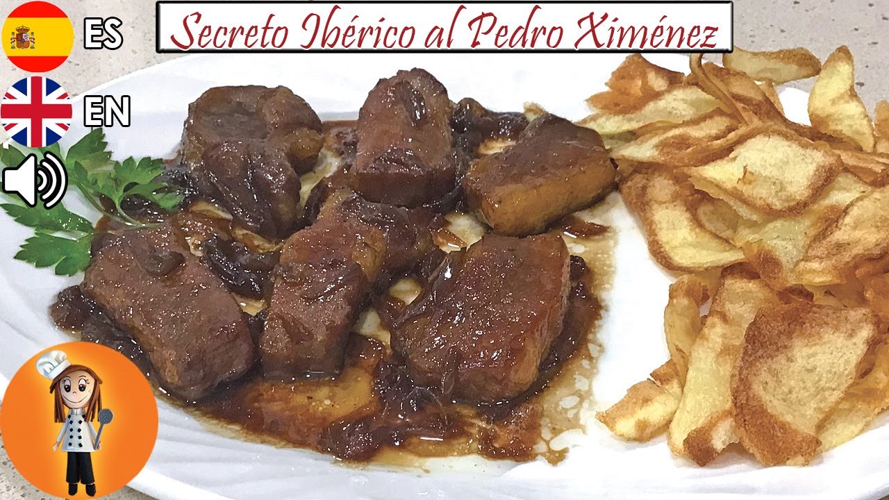 Secreto de Cerdo Ib&eacute;rico al Pedro Xim&eacute;nez | Receta de Cocina en Familia