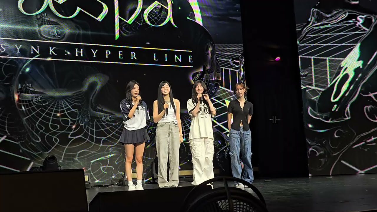 [4k60] aespa (에스파) | VIP Soundcheck | Front Row | 2023 SYNK : HYPER LINE Tour in DC | 230827