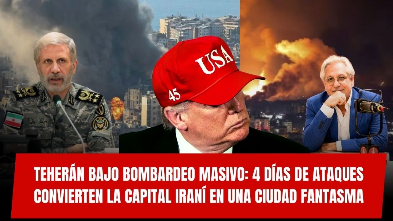 🚨Teherán bajo Bombardeo MASIVO: 4 días de ataques convierten la capital iraní en una ciudad fantasma