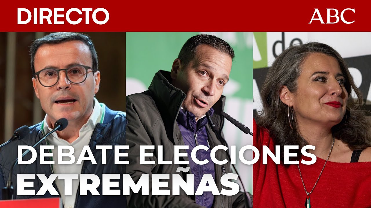 🔴 DIRECTO | Debate ELECCIONES EXTREMEÑAS
