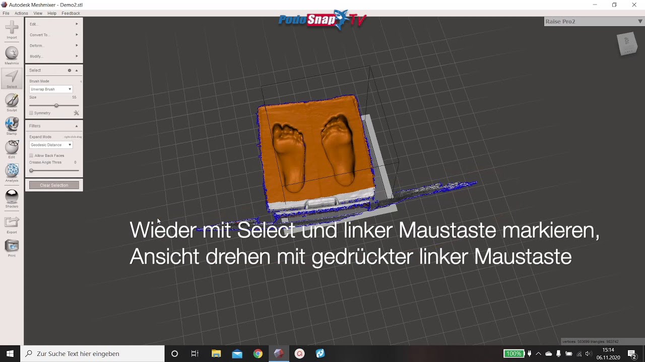 Tutorial FIFse - Exkurs Meshmixer