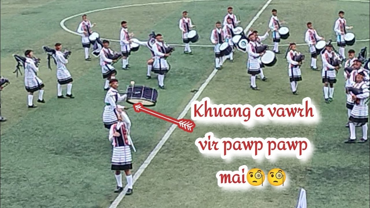 Pipe Band - Govt.High School Saitual😲😲