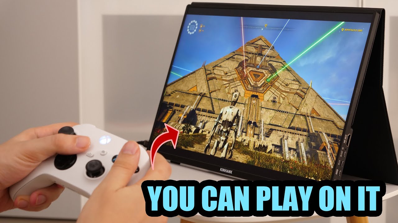 Portable monitor with Android TV!