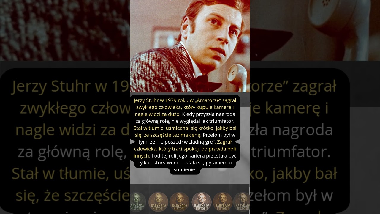 Amator nagroda i gorzki oddech     Barykada historii