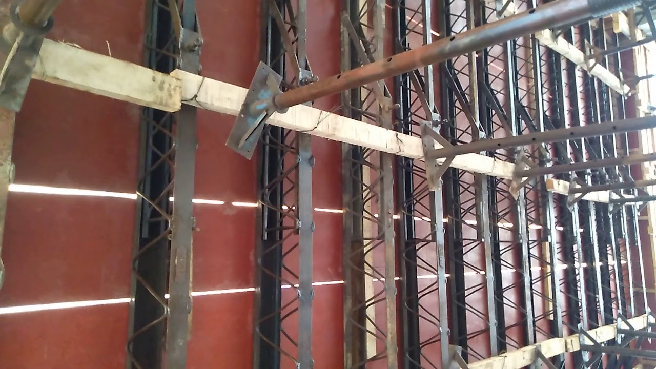 Ply wood shuttering slab videos