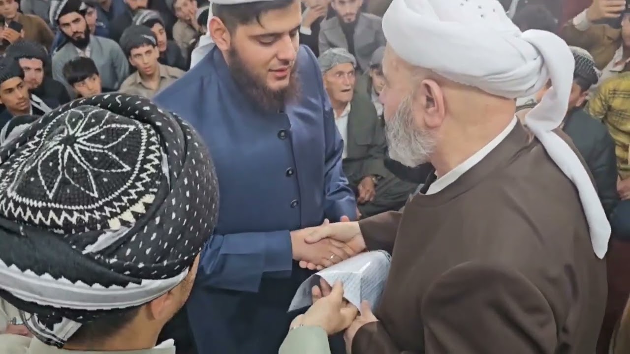 بەخشینی ئیجازەی مەلایەتی  بە  مامۆستا دلشاد زرار خەلیفانی   لە لایەن مامۆستا علی خەتێ
