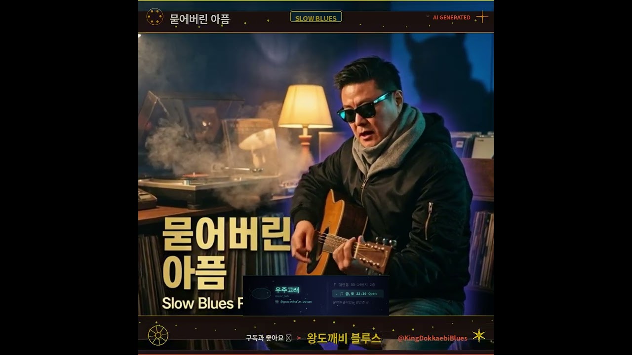 묻어버린 아픔 (Slow Blues Remix) | 왕도깨비 블루스