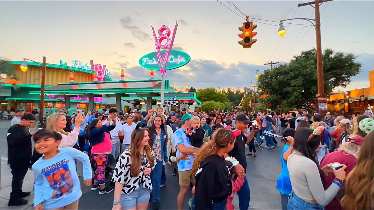 [NEW 2023] Sh-Boom Cars Land Lighting Ceremony - Disney California Adventure