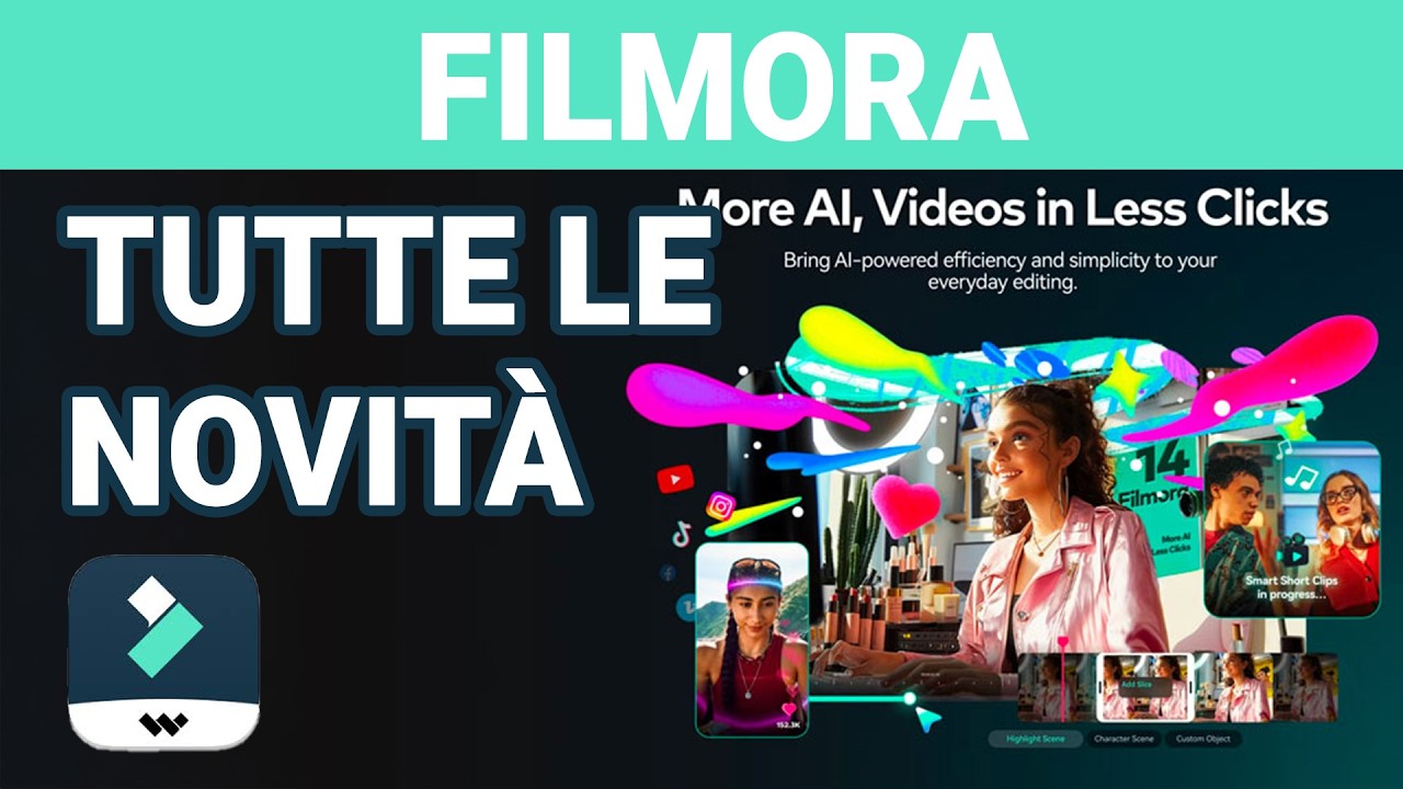 Filmora 14: Tutte le Novità e Funzioni A.I.  (Tutorial ITA)