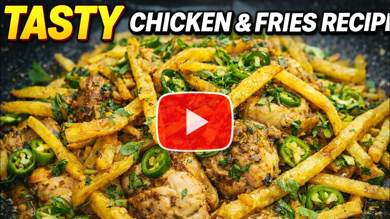 Ramadan iftar special meal🍴🍱 Juicy Chicken & Crispy Chips 🍗🍟🤤🔥