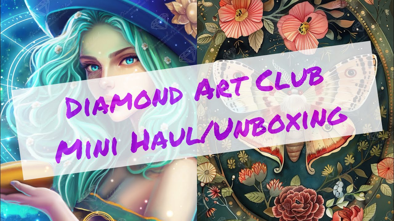 Diamond Art Club Unboxing/Mini Haul First Haul of 2026 Aquarius Victorian Moth I Diamond Painting