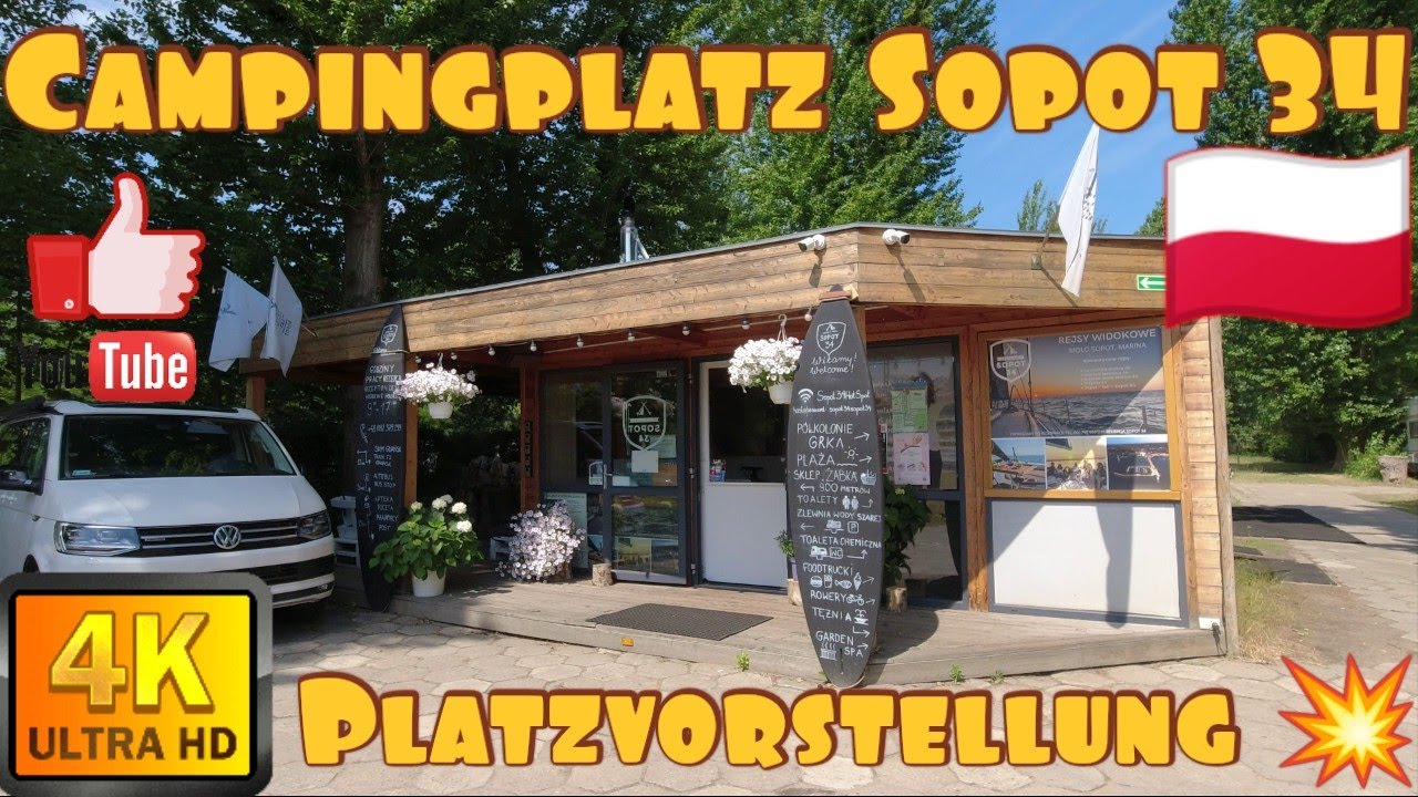 Polenurlaub 2023🇵🇱Wohnmobil Stellplatz Check:Camping Sopot/Danzig auf dem Campingplatz Sopot 34