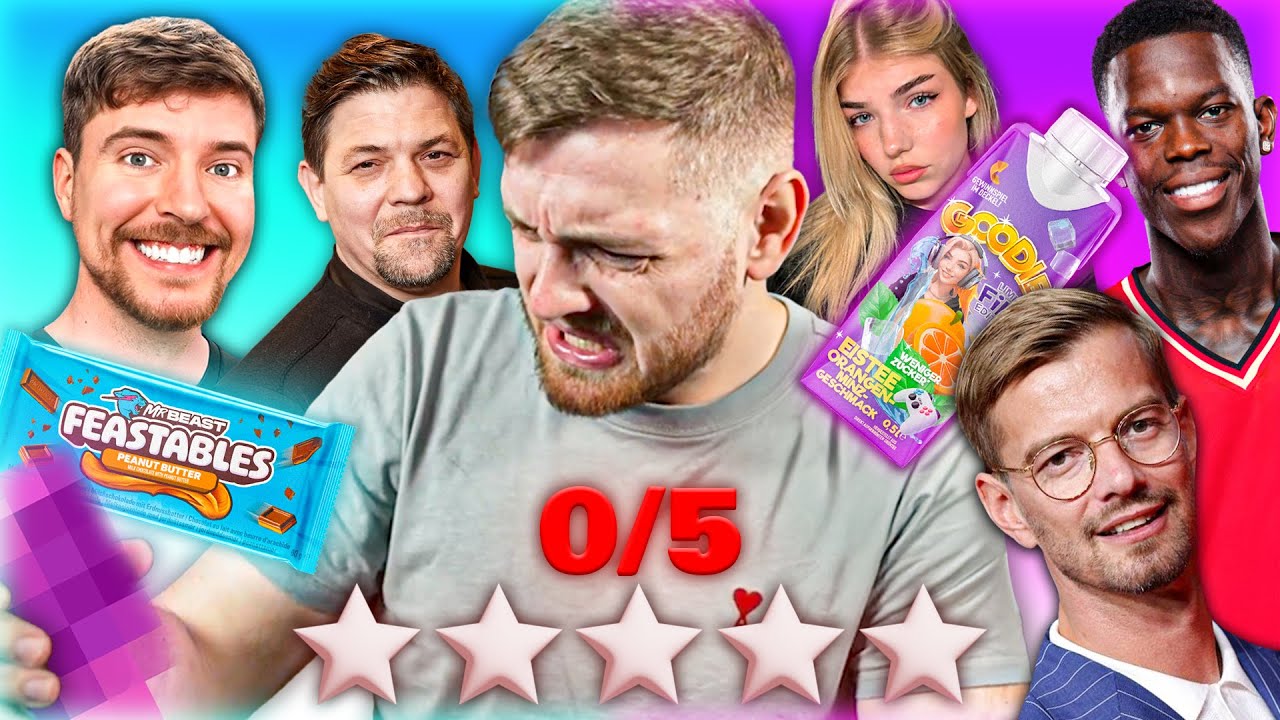🤯🔥Ich TESTE NEUE INFLUENCER PRODUKTE! - MrBEAST, FIBI und JOKO... kritisch unter der LUPE