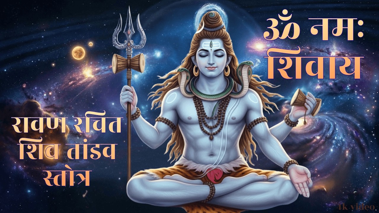 रावण रचित शिव तांडव स्तोत्र | 5 बार Nonstop #shivbhakti #shivtandav