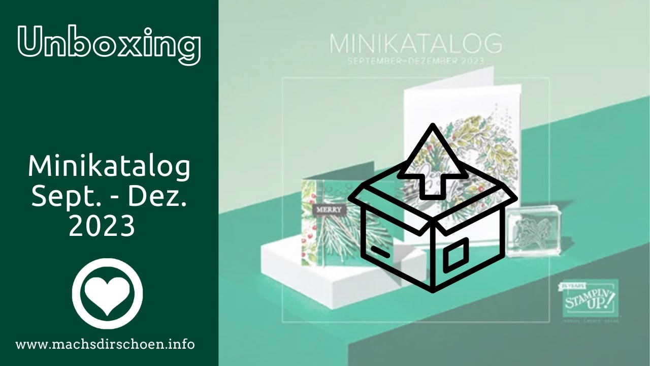 📦 MEGA Unboxing - neue Stampin‘ Up! Produkte Minikatalog September-Dezember 2023 ausgepackt