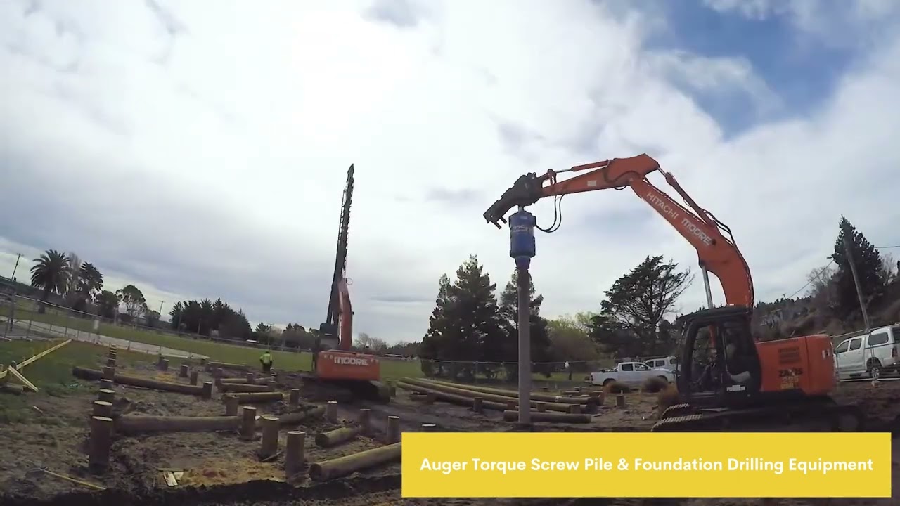 Auger Torque Screw Pile & Foundation Drilling Equipment