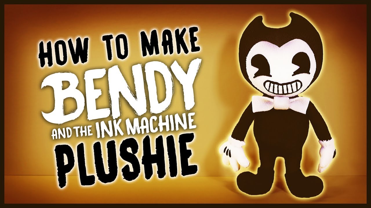 [REUPLOAD] DIY Bendy and the Ink Machine Sock Plushie! FREE PATTERN! BATIM Plush Tutorial
