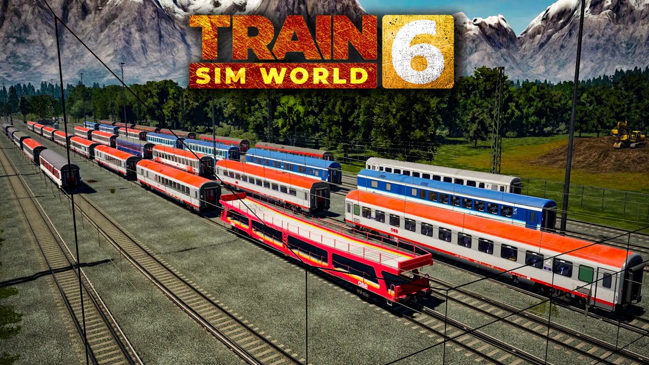 Обзор вагонов Eurofima для Train Sim World 6