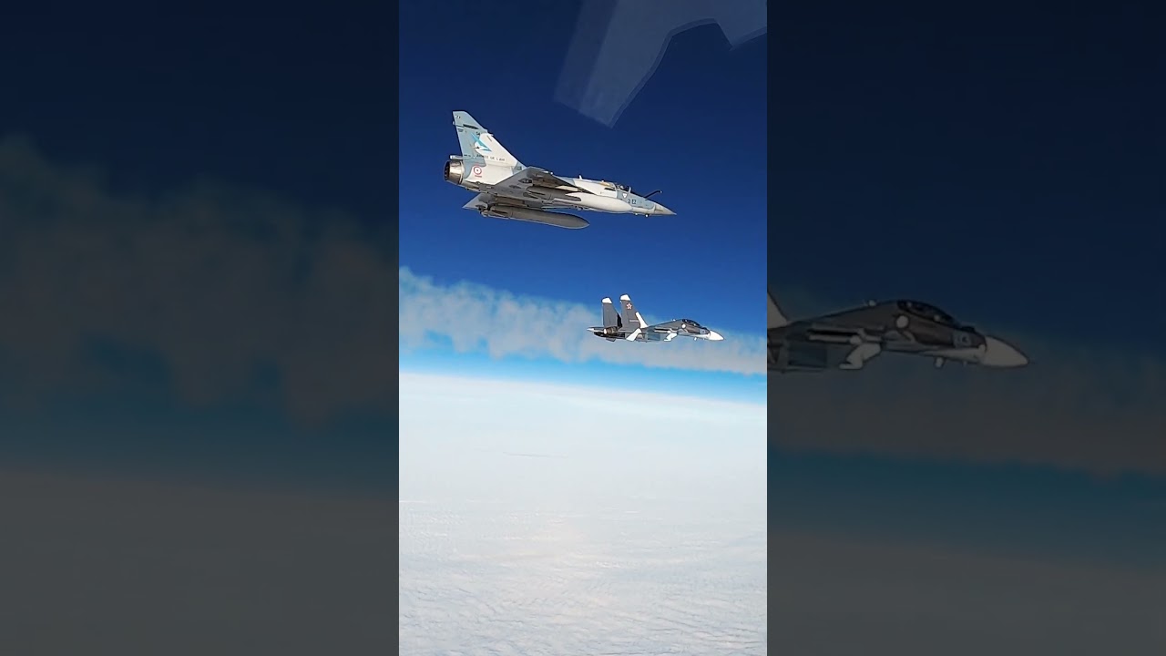 Interceptions d&rsquo;avions russe par les Mirage 2000-5 de la mission #eAP