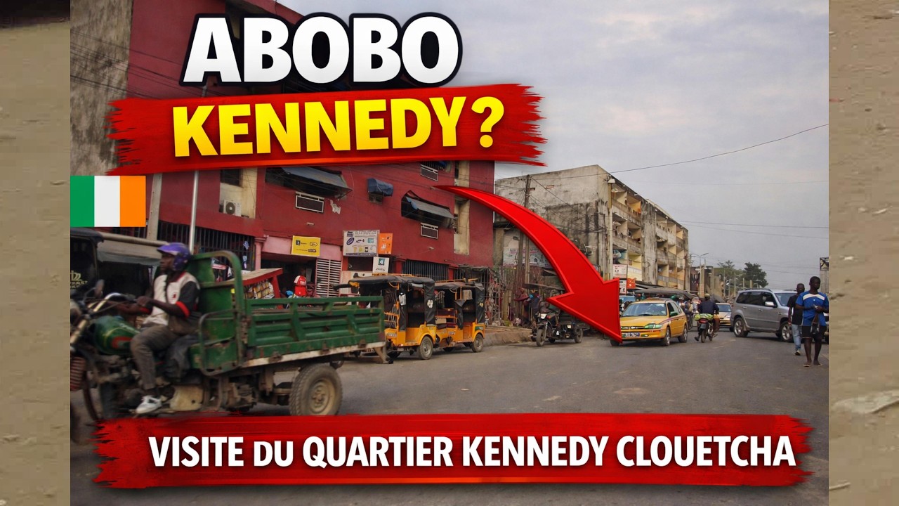 Abobo Kennedy Abidjan Côte dIvoire 🇨🇮 | Découverte du quartier – Tournée Dans le quartier