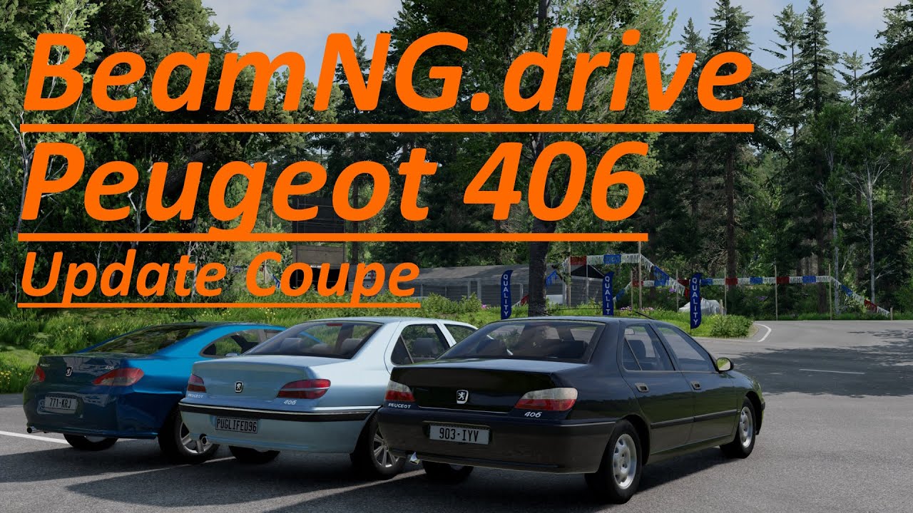 BeamNG.drive Peugeot 406 UPDATE+Coupe