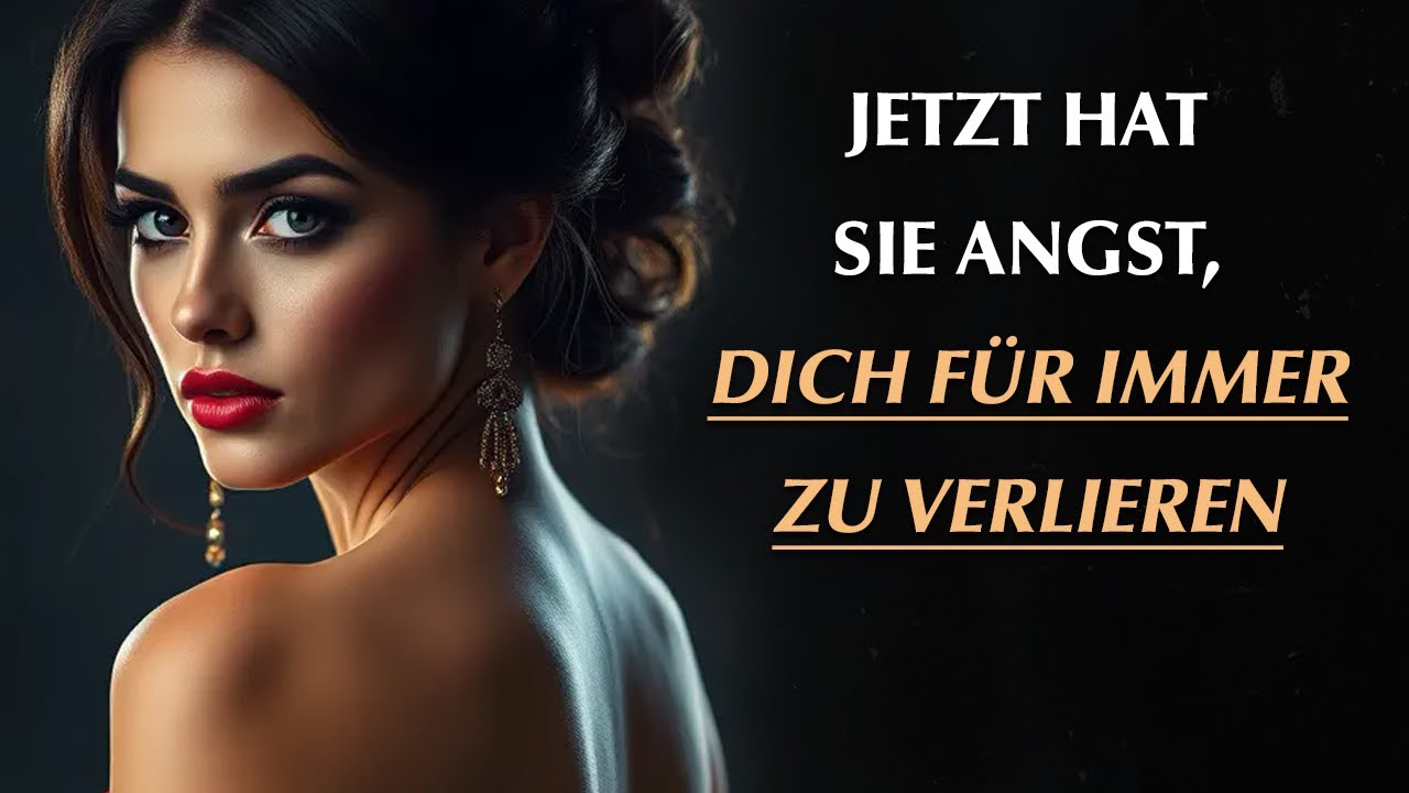 Wenn eine Frau befürchtet, dich für immer verloren zu haben | Stoizismus